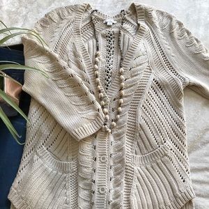 Gap Knit Cardigan 3/4 sleeves